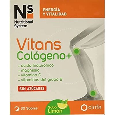 Nutritional System Vitans Kollagen - Zitrone - Unterstützt Gelenke & Muskeln Nutritional System Vitans Kollagen - Zitrone - Unterstützt Gelenke & Muskeln