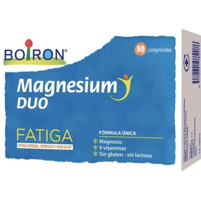 Boiron Magnesio Dúo - Apoya Músculos y Energía - 80 Tabletas Boiron Magnesio Dúo - Apoya Músculos y Energía - 80 Tabletas