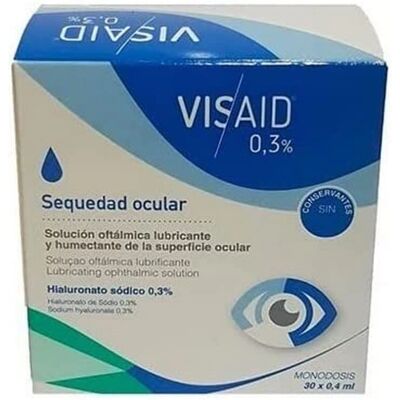 Visaid 0,3% Lágrimas Artificiales - 30 Monodosis - Alivio de la Sequedad Ocular Visaid 0,3% Lágrimas Artificiales - 30 Monodosis - Alivio de la Sequedad Ocular