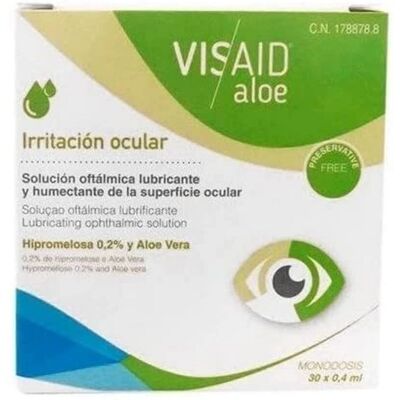 Visaid Aloe Augenerfrischung - 30x0,4ml - Augenpflege Visaid Aloe Augenerfrischung - 30x0,4ml - Augenpflege