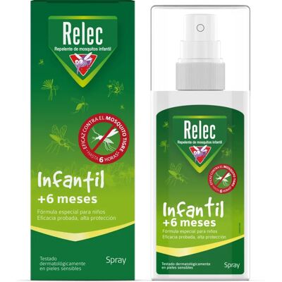 Relec Spray Repelente de Mosquitos para Crianças - 100ml Relec Spray Repelente de Mosquitos para Crianças - 100ml