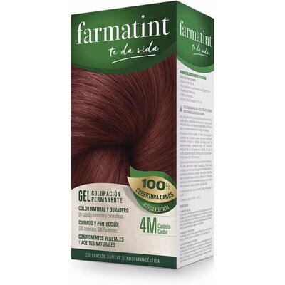 Farmatint Castaño Caoba Dauerhafte Haarfarbe Gel - Haarfarbe Gel Farmatint Castaño Caoba Dauerhafte Haarfarbe Gel - Haarfarbe Gel