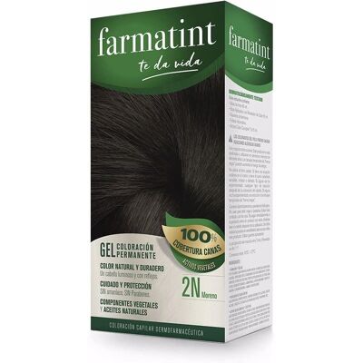 Farmatint Marka Model 2N Moreno - Trwały Kolor Włosów - 150ml Farmatint Marka Model 2N Moreno - Trwały Kolor Włosów - 150ml