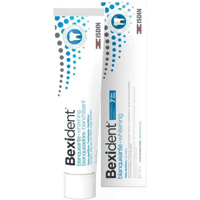 Pasta de dientes blanqueadora Isdin Bexident - 125ml - Eliminador de manchas, protección del esmalte Pasta de dientes blanqueadora Isdin Bexident - 125ml - Eliminador de manchas, protección del esmalte