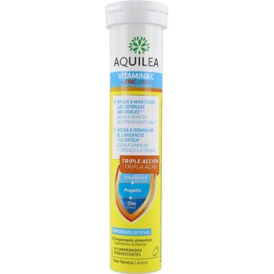 Aquilea Vitamin C Zinc Effervescent Tablets - Dietary Supplement Aquilea Vitamin C Zinc Effervescent Tablets - Dietary Supplement