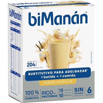 Bimanán Sustitutivo de Comidas Vainilla - Batido de Reemplazo de Comidas Bimanán Sustitutivo de Comidas Vainilla - Batido de Reemplazo de Comidas