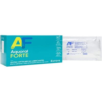 Gotas Oftálmicas Aquoral Forte de Esteve con Ácido Hialurónico 0,4 - 30 Dosis Individuales Gotas Oftálmicas Aquoral Forte de Esteve con Ácido Hialurónico 0,4 - 30 Dosis Individuales