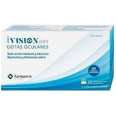 iVision Dry Eye Drops - Ophthalmic Solution for Dryness - 20x0.5ml iVision Dry Eye Drops - Ophthalmic Solution for Dryness - 20x0.5ml