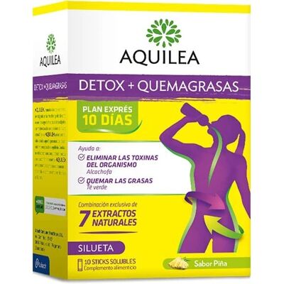 Aquilea Detox Ananas - Brucia Grassi Forte, 10 Stick Aquilea Detox Ananas - Brucia Grassi Forte, 10 Stick