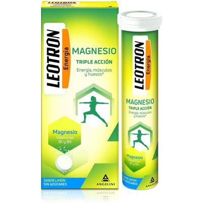 Leotron Magnesio Triple Acción - Complemento alimenticio Leotron Magnesio Triple Acción - Complemento alimenticio