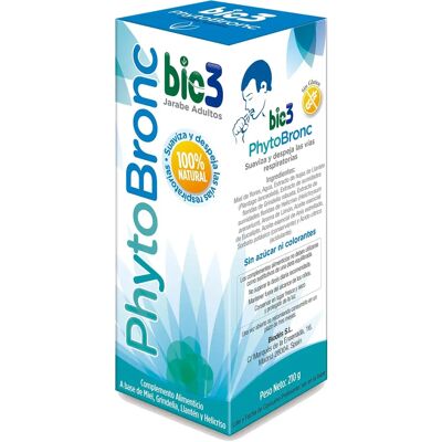 Bio3 Fytobronc Jarabe Adultos - Alivio Natural de la Tos Bio3 Fytobronc Jarabe Adultos - Alivio Natural de la Tos