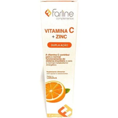Farline Vitamin C Zink - Immunstärkung 20 Tabletten Farline Vitamin C Zink - Immunstärkung 20 Tabletten