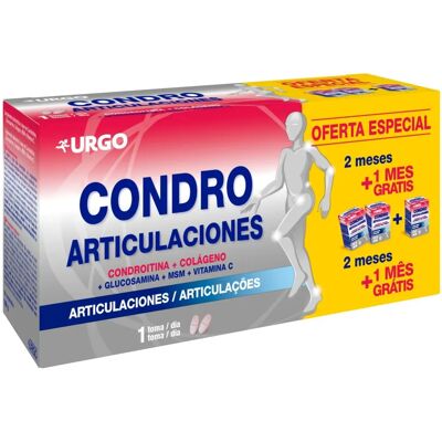 Urgo Chondro Gelenke - 180 Kapseln, 1100mg - Unterstützt Gelenkgesundheit Urgo Chondro Gelenke - 180 Kapseln, 1100mg - Unterstützt Gelenkgesundheit