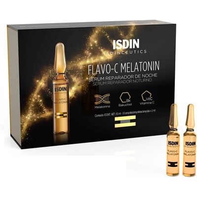 ISDIN Flavo-C Melatonin Gesichtsserum - Anti-Aging Nachtbehandlung ISDIN Flavo-C Melatonin Gesichtsserum - Anti-Aging Nachtbehandlung