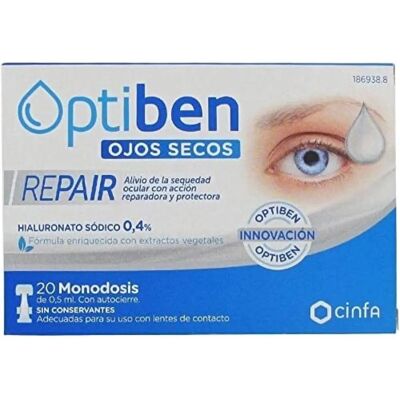 Gotinhas para Lentes de Contato Optiben - Hidratantes e Reparadoras Gotinhas para Lentes de Contato Optiben - Hidratantes e Reparadoras