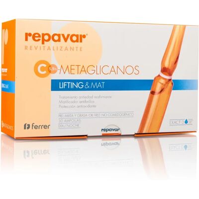 Ampollas Faciales REPAVAR Metaglicanos Lifting Mat Dia y Noche - Ampollas Faciales Ampollas Faciales REPAVAR Metaglicanos Lifting Mat Dia y Noche - Ampollas Faciales