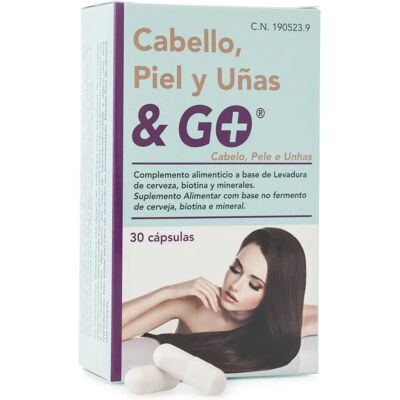 Pharma & Go Haar Haut Nägel 30 Kapseln - Nahrungsergänzung Pharma & Go Haar Haut Nägel 30 Kapseln - Nahrungsergänzung