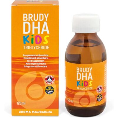 Brudy Lab Brudy DHA niños 125 ml de aceite - Aceite de DHA para niños Brudy Lab Brudy DHA niños 125 ml de aceite - Aceite de DHA para niños