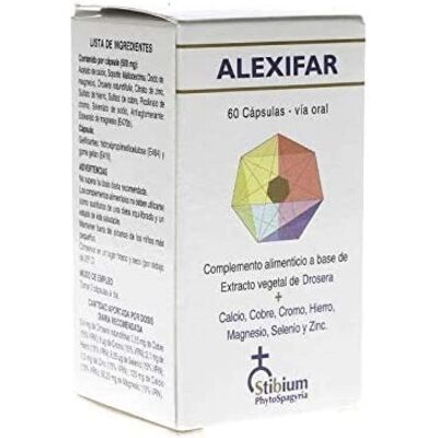 Sistema imunológico Alexifar - 60 cápsulas de 500mg Sistema imunológico Alexifar - 60 cápsulas de 500mg