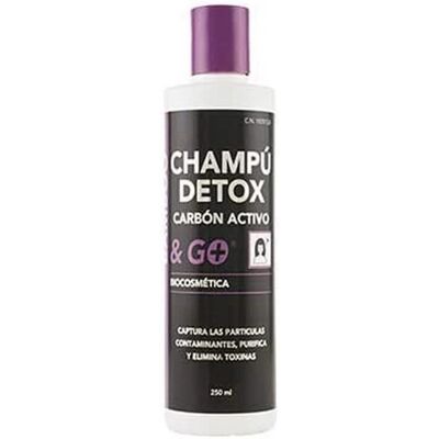 Champú detox de carbón activo Pharma & Go - Cuidado del cabello 250ml Champú detox de carbón activo Pharma & Go - Cuidado del cabello 250ml