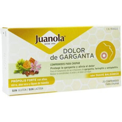 Juanola Própolis Forte 20 Comprimidos para Dolor de Garganta Juanola Própolis Forte 20 Comprimidos para Dolor de Garganta
