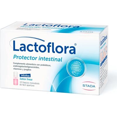 Lactoflora Fresa Adultos Probiótico - Apoyo Digestivo Lactoflora Fresa Adultos Probiótico - Apoyo Digestivo