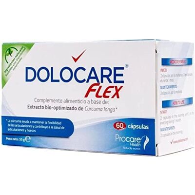 Procare Health Dolocare Flex 60 Cápsulas - Complemento Alimentar Procare Health Dolocare Flex 60 Cápsulas - Complemento Alimentar