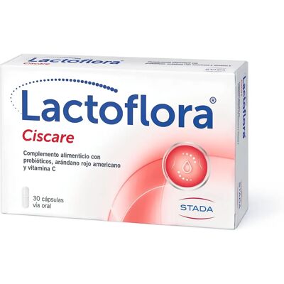 Lactoflora Ciscare Probiótico con Arándanos - Salud Urinaria y Digestiva Lactoflora Ciscare Probiótico con Arándanos - Salud Urinaria y Digestiva