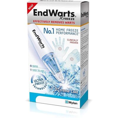 Mylan Endwarts Freeze 7,5 g + 6 Puntas Desechables - Tratamiento Verrugas Mylan Endwarts Freeze 7,5 g + 6 Puntas Desechables - Tratamiento Verrugas