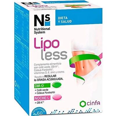 Nutritional System Lipoless - 60 tabletas - Quemagrasas Nutritional System Lipoless - 60 tabletas - Quemagrasas