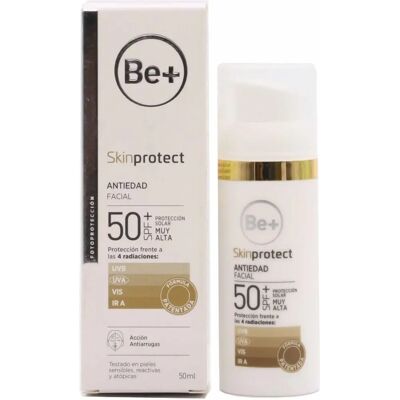 Be+ Be+ Protección Solar Anti-Edad Rostro 50ml - Crema facial SPF 50 Be+ Be+ Protección Solar Anti-Edad Rostro 50ml - Crema facial SPF 50