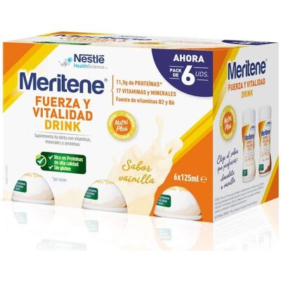 Meritene Bebida Vainilla 6x125ml - Bebida Meritene Bebida Vainilla 6x125ml - Bebida