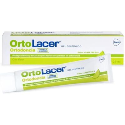 Lacer Ortolacer Gel Dental Sabor a Lima Fresca 125 ml - Pasta de dientes Lacer Ortolacer Gel Dental Sabor a Lima Fresca 125 ml - Pasta de dientes