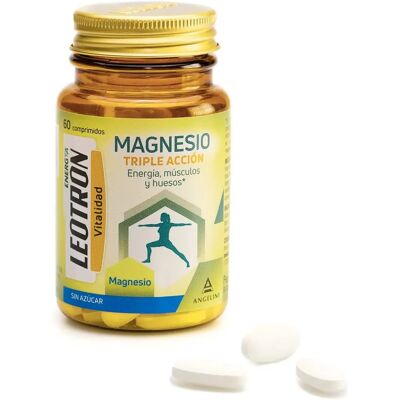 Leotron Magnesio Acción Triple - Suplemento alimenticio Leotron Magnesio Acción Triple - Suplemento alimenticio