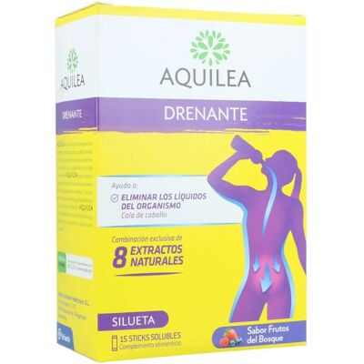 Aquilea Drenagem - Sabor frutos silvestres - 15 sticks Aquilea Drenagem - Sabor frutos silvestres - 15 sticks