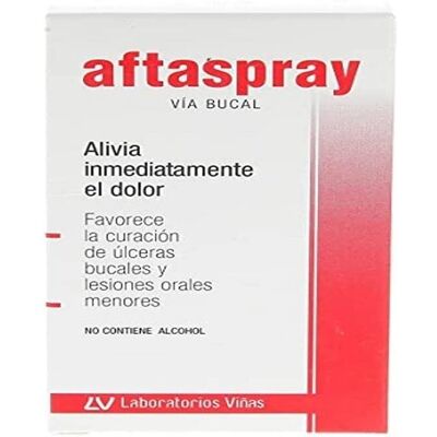 Laboratorios Viñas Aftaspray 20ml - Szájüregi fekélyek és fájdalomcsillapító spray Laboratorios Viñas Aftaspray 20ml - Szájüregi fekélyek és fájdalomcsillapító spray