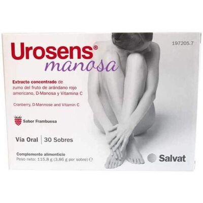 Salvat Urosens Manosa 30 Sobres - Complemento alimenticio Salvat Urosens Manosa 30 Sobres - Complemento alimenticio