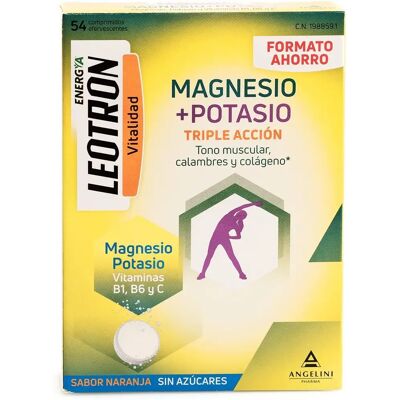 Leotron Magnesio Potassio Arancia Energia - Integratore alimentare Leotron Magnesio Potassio Arancia Energia - Integratore alimentare
