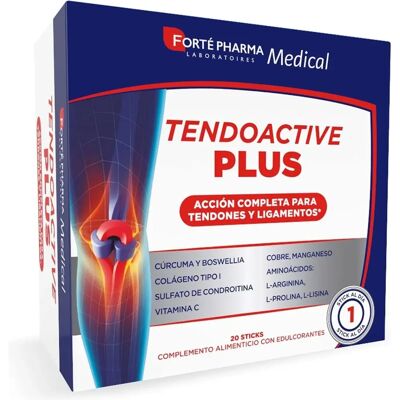 Forté Pharma Tendoactive Plus - Apoya la salud de articulaciones y ligamentos Forté Pharma Tendoactive Plus - Apoya la salud de articulaciones y ligamentos