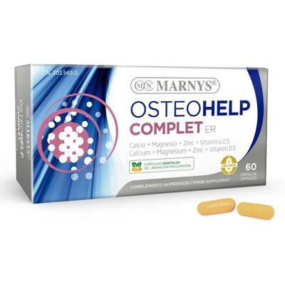 Marnys Osteohelp Complet - Calcium, Vitamin D3 - Knochengesundheit - 60 Kapseln Marnys Osteohelp Complet - Calcium, Vitamin D3 - Knochengesundheit - 60 Kapseln