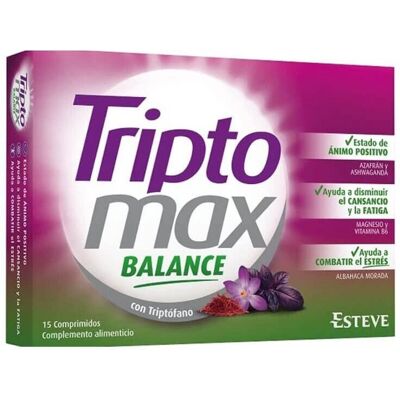 Esteve Triptomax Balance 15U - Nahrungsergänzung für Stress & Wohlbefinden Esteve Triptomax Balance 15U - Nahrungsergänzung für Stress & Wohlbefinden