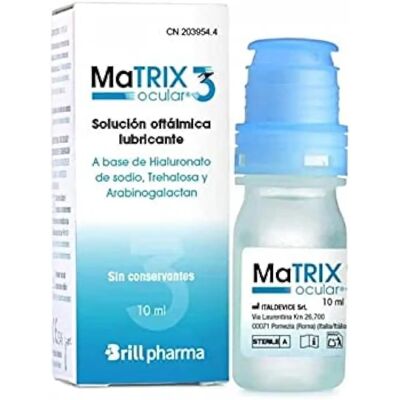 Lágrimas Oculares Matrix 3 - Alivio de Ojos Secos Lágrimas Oculares Matrix 3 - Alivio de Ojos Secos