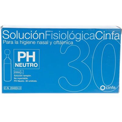 Cinfa Brand Model - Single-dose Saline Solution - 30 Units Cinfa Brand Model - Single-dose Saline Solution - 30 Units