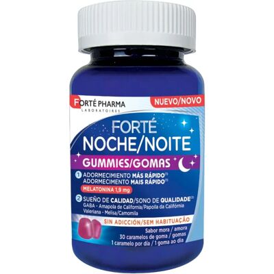 Forté Pharma Nacht-Gummis Melatonin - Schlafhilfe Nahrungsergänzungsmittel Forté Pharma Nacht-Gummis Melatonin - Schlafhilfe Nahrungsergänzungsmittel