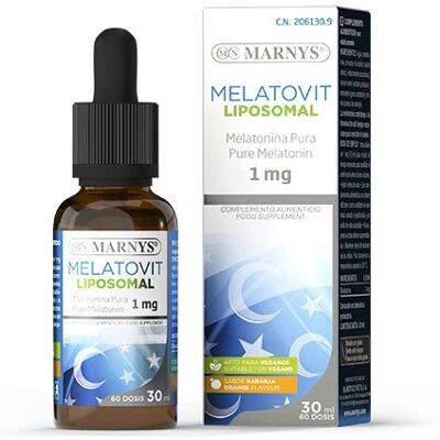 Marnys Mélatovite Liposomale Orange 30 ml - Multivitamines/Mineraux - Publicité Marnys Mélatovite Liposomale Orange 30 ml - Multivitamines/Mineraux - Publicité