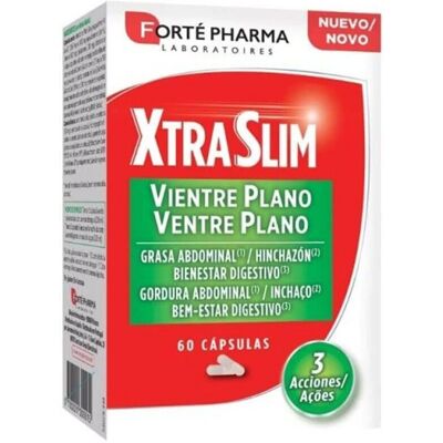 Forté Pharma Xtraslim Vientre Plano 60 Capsules - Dietary Supplement Forté Pharma Xtraslim Vientre Plano 60 Capsules - Dietary Supplement