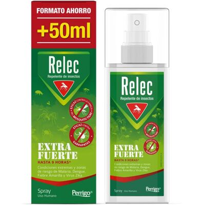 Relec Spray Repelente de Mosquitos Extra Forte 125 Ml - Proteção contra Mosquitos Relec Spray Repelente de Mosquitos Extra Forte 125 Ml - Proteção contra Mosquitos