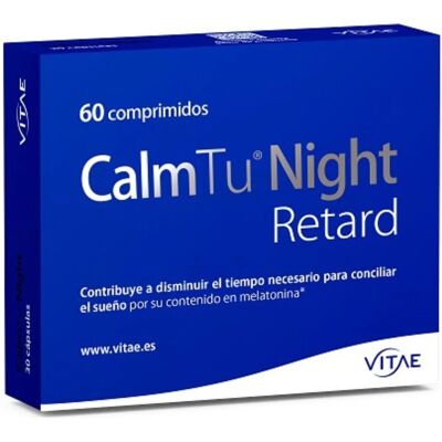 Vitae CalmTu retard nocturno 60 tabletas - Apoyo para dormir Vitae CalmTu retard nocturno 60 tabletas - Apoyo para dormir