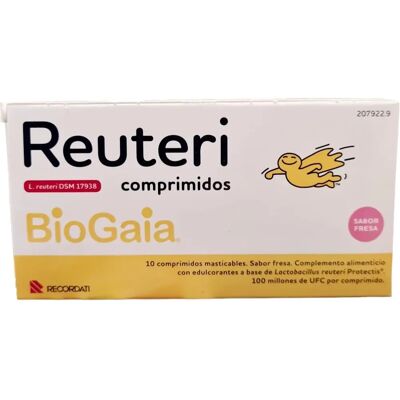 Casen Recordati Reuteri Strawberry - Probiotic Tablets Casen Recordati Reuteri Strawberry - Probiotic Tablets