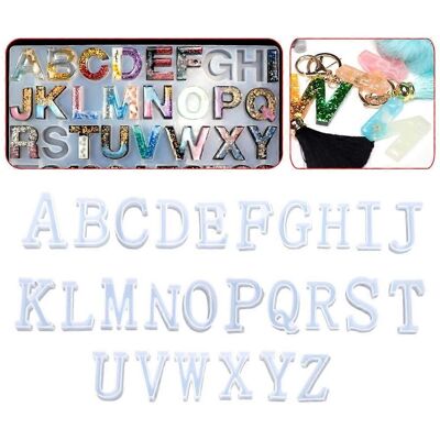 Unbrand DIY Kunst Silikonform A-Z 26 Buchstaben Unbrand DIY Kunst Silikonform A-Z 26 Buchstaben